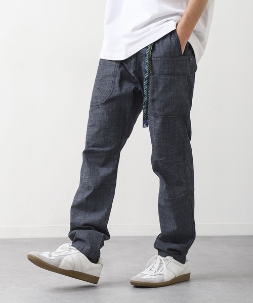 GERRY(ジェリー)の「【GERRY】 シャンブレー ・ ポプリン ストレッチ キャンプ クライミングパンツ(その他パンツ・メンズ・サンドベージュ/サックスブルー/ブラック/オリーブ/ブルー・LARGE/X-LARGE/SMALL/MEDIUM)」の5枚目の写真