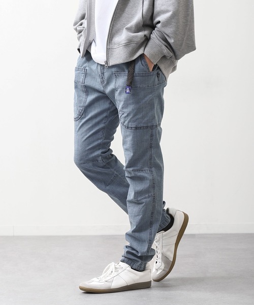 GERRY(ジェリー)の「【GERRY】 シャンブレー ・ ポプリン ストレッチ キャンプ クライミングパンツ(その他パンツ・メンズ・サンドベージュ/サックスブルー/ブラック/オリーブ/ブルー・LARGE/X-LARGE/SMALL/MEDIUM)」の8枚目の写真