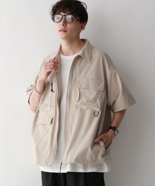 KELTY（ケルティ）の「【KELTY/ケルティ】マルチポケットフィッシング/ミリタリーオーバーシャツ（シャツ/ブラウス・メンズ・ブラック/グレー・MEDIUM/LARGE）」の15枚目の写真