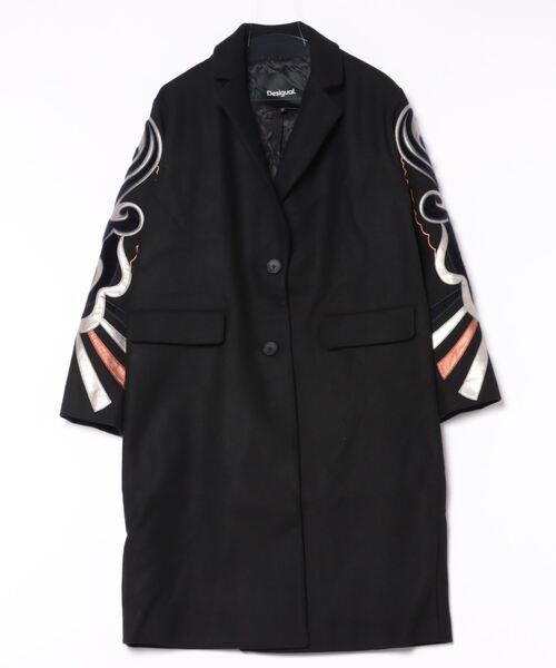 Desigual(デシグアル)の「CRACOVIA オーバーコート(チェスターコート・レディース・ブラック・XS/S/M/L/XL)」の8枚目の写真