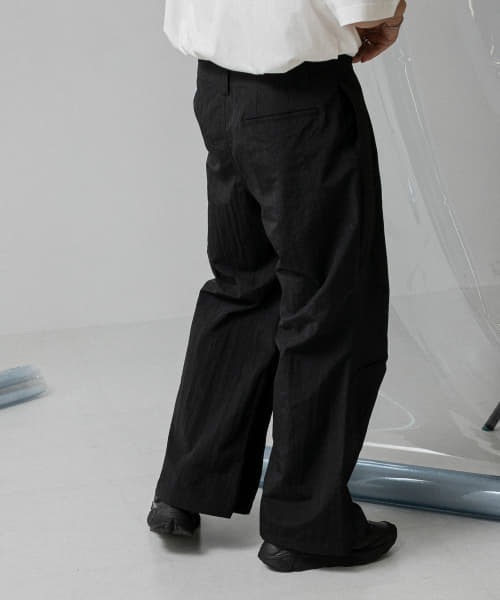 セール】『わたべ×SOP』ナイロンフレアワイドパンツ（その他パンツ