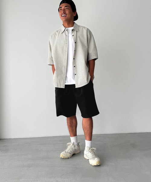 CANAL JEAN（キャナルジーン）の「choice_cnl/SOUL CIAL　スウェットタックハーフパンツ（スウェットパンツ・レディース・グレー/ブラック/ホワイト・SMALL/MEDIUM）」の19枚目の写真