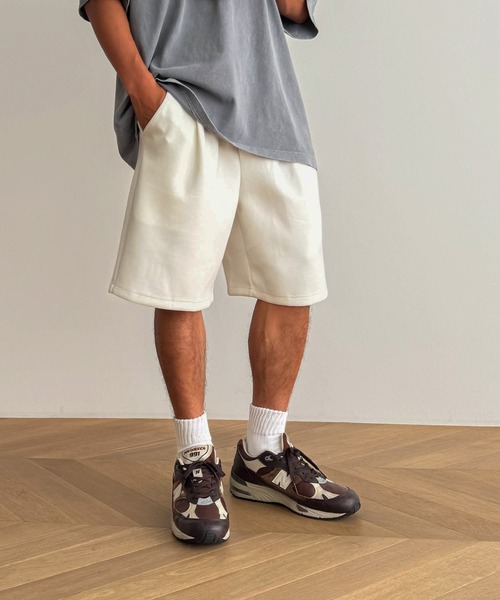 CANAL JEAN（キャナルジーン）の「choice_cnl/SOUL CIAL　スウェットタックハーフパンツ（スウェットパンツ・レディース・グレー/ブラック/ホワイト・SMALL/MEDIUM）」の17枚目の写真