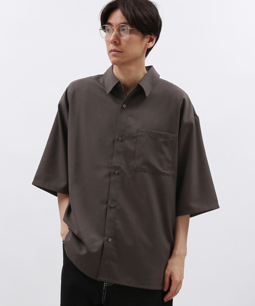 LAKOLE(ラコレ)の「DRYPEレギュラー半袖シャツ2 / 134983(シャツ/ブラウス・メンズ・チャコール/ホワイト/ライトグレー/グリーン・SMALL/MEDIUM/LARGE/X-LARGE)」の16枚目の写真