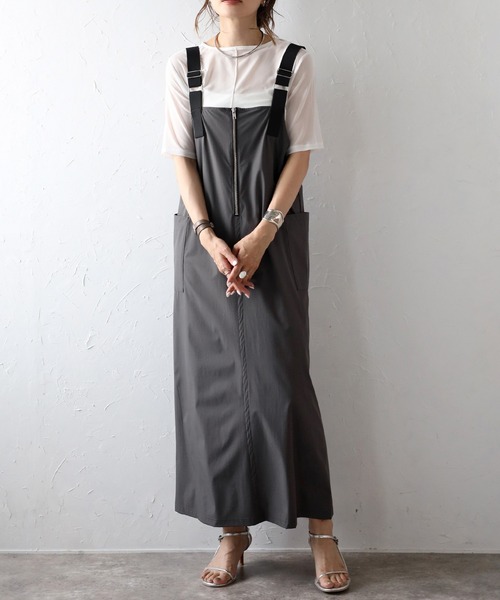 COMME desGARCONS ジャンスカ コムデギャルソン COMME des GARÇONS ポリ縮絨ジャンパースカート