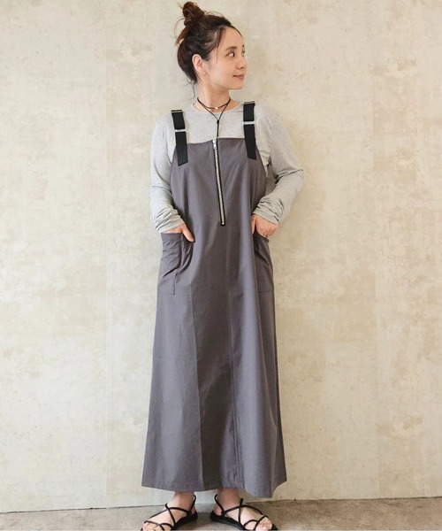 撥水ストレッチジャンスカ（ジャンパースカート）｜Bonjour Sagan（ボンジュールサガン） pattayablatt.com