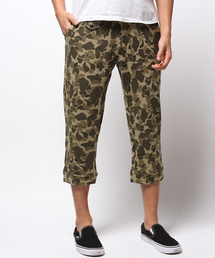 Lens Concave（レンズコンケイブ）の「ハッピーカモ クロップド パンツ （スウェットパンツ）」