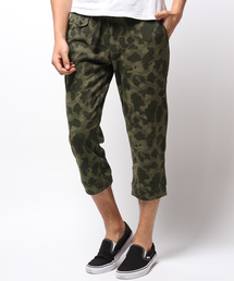 Lens Concave（レンズコンケイブ）の「ハッピーカモ クロップド パンツ （スウェットパンツ）」