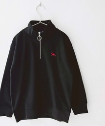POLOCHAMPS | POLOCHAMPS オーバーサイズハーフジップ 裏起毛トレーナー(スウェット)