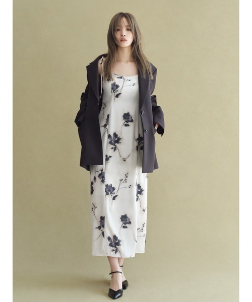 最終値下＊ビスチェデザインサテンキャミワンピースFRAY I.D新品 FRAY I.D（フレイ アイディー） ビスチェデザインサテンキャミ