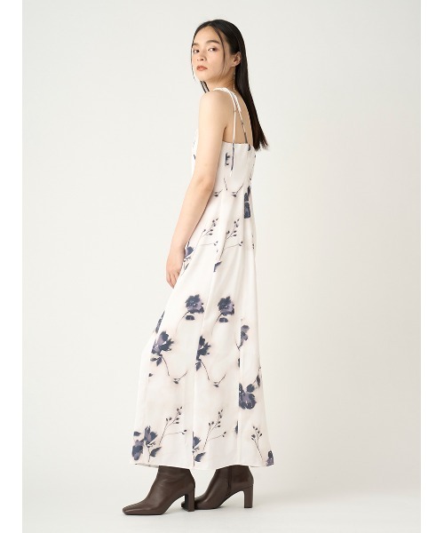 FRAY I.D♡フレイアイディ♡タグ付き新品♡花柄ワンピース♡キャミワンピース フラワープリントボレロコンビキャミワンピース（マキシ丈