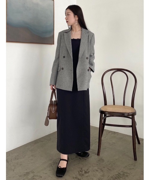 FRAY I.D ビスチェデザインサテンキャミワンピース 新作！ビスチェデザインサテンキャミワンピース | FRAY I.D