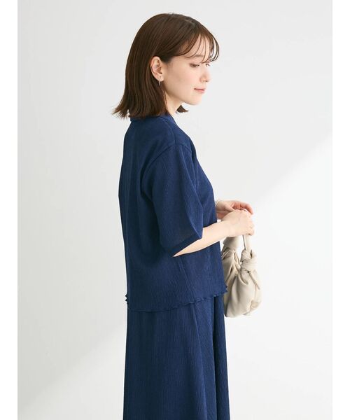 Green　Parks（グリーンパークス）の「BEST PRICE 表面カット衿付シャツ（シャツ/ブラウス・レディース・イエロー/ブルー/ホワイト系その他2/グレー/ブラック・FREE）」の17枚目の写真