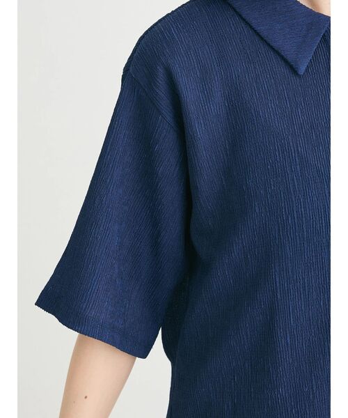 Green　Parks（グリーンパークス）の「BEST PRICE 表面カット衿付シャツ（シャツ/ブラウス・レディース・イエロー/ブルー/ホワイト系その他2/グレー/ブラック・FREE）」の20枚目の写真