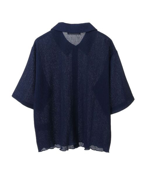 Green　Parks（グリーンパークス）の「BEST PRICE 表面カット衿付シャツ（シャツ/ブラウス・レディース・イエロー/ブルー/ホワイト系その他2/グレー/ブラック・FREE）」の6枚目の写真