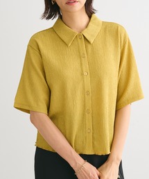 Green　Parks | BEST PRICE 表面カット衿付シャツ(シャツ/ブラウス)