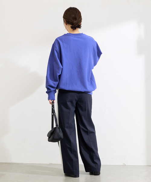 JOURNAL STANDARD（ジャーナルスタンダード）の「MIDNIGHT ロゴスウェット（スウェット・レディース・ブルー系その他/ブラック系その他/グレー/ブラウン・FREE）」の11枚目の写真