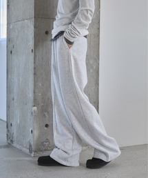 feepur | ピンタック裏起毛ワイドスウェットパンツ(スウェットパンツ)