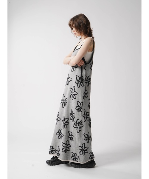 セール】FLOWER JACQUARD KNIT ONEPIECE（ワンピース）｜:ETHROF