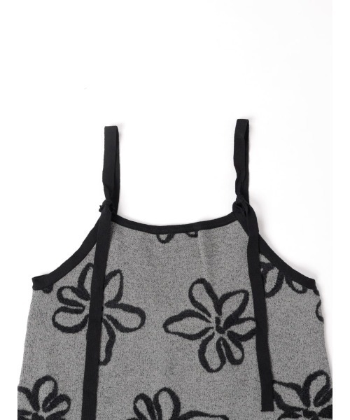 :ETHROF(イーサオブ)の「FLOWER JACQUARD KNIT ONEPIECE(ワンピース・レディース・グレー/エンジ・FREE)」の16枚目の写真