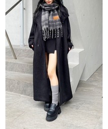 EVRIS | スタンドカラーロングコート(チェスターコート)