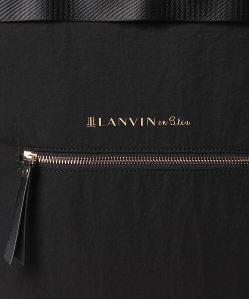 LANVIN en Bleu（ランバンオンブルー）の「ポリエステルトート型リュック（バックパック/リュック・レディース・ブラック・FREE）」の6枚目の写真