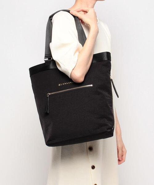LANVIN en Bleu（ランバンオンブルー）の「ポリエステルトート型リュック（バックパック/リュック・レディース・ブラック・FREE）」の7枚目の写真