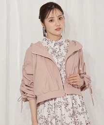 WILLSELECTION ショートコート WILLSELECTION（ウィルセレクション）の「ギャザー袖ショート
