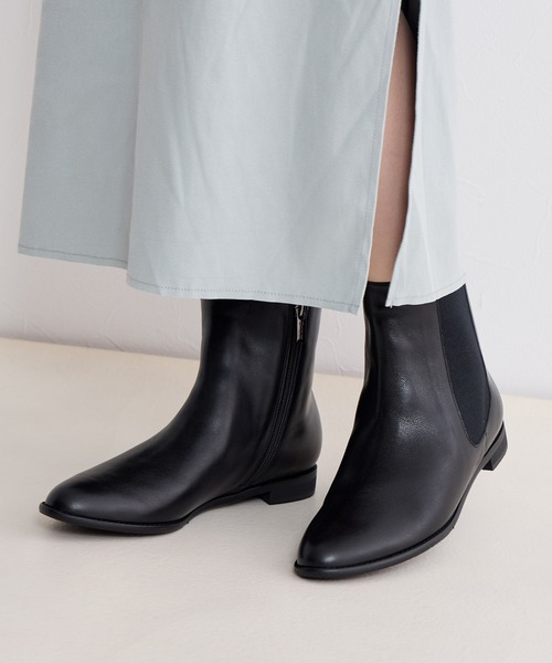 セール】【Made in Japan】【撥水】サイドゴアブーツ/641411（ブーツ