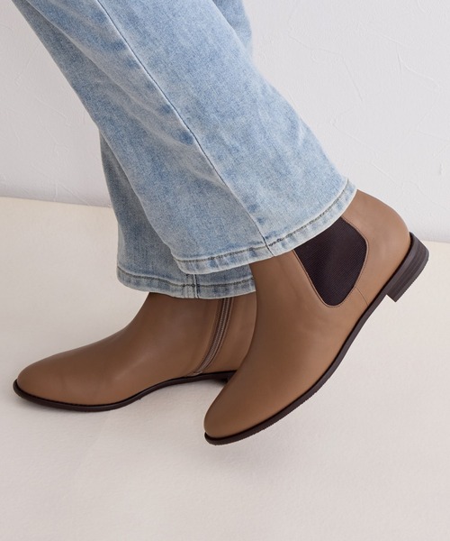 セール】【Made in Japan】【撥水】サイドゴアブーツ/641411（ブーツ