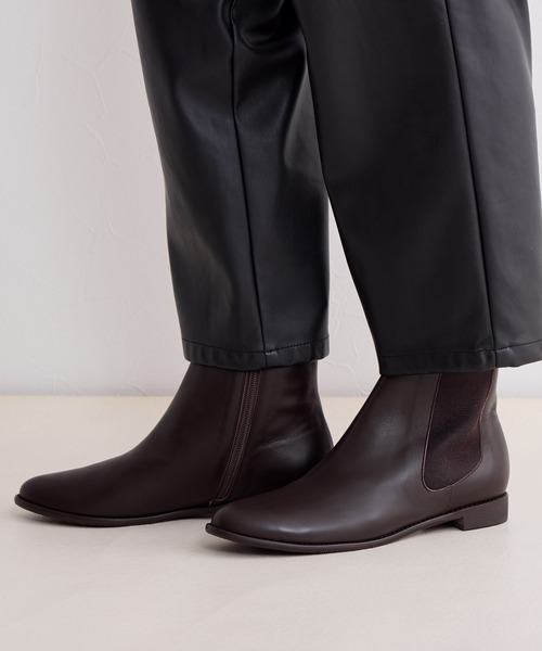 HIMIKO（ヒミコ）の「【Made in Japan】【撥水】サイドゴアブーツ/641411（ブーツ・レディース・ブラック/ダークブラウン/ブラウン・26.0cm/21.5cm/22.0cm/24.5cm/25.5cm/26.5cm/23.0cm/24.0cm/25.0cm/22.5cm/23.5cm）」の20枚目の写真