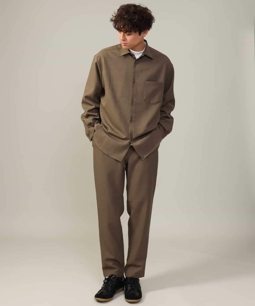 a.v.v（アーヴェヴェ）の「【イージーケア】セミルーズパンツ(セットアップ可) リライトシリーズ1（その他パンツ・メンズ・ライトブラウン/ブラック/チャコールグレー・46/50/48/44）」の12枚目の写真