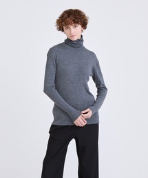 ハウスオブロータス HOUSE OF LOTUS *ストール付ウールニットプルオーバー*M毛アイボリーセーター(25-2412-554)【82A52】 HOUSE OF LOTUS｜ハウスオブロータスのニット/セーター（ウール