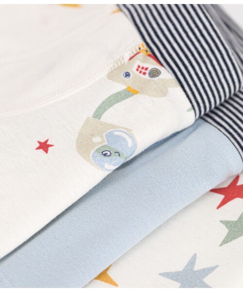 【セール】トランクス３枚組（トランクス）｜PETIT BATEAU（プチバトー）