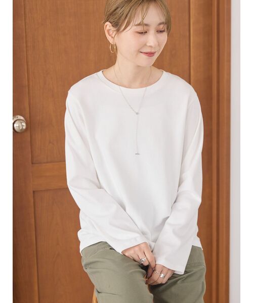 クルーネックカットプルオーバー（Tシャツ/カットソー