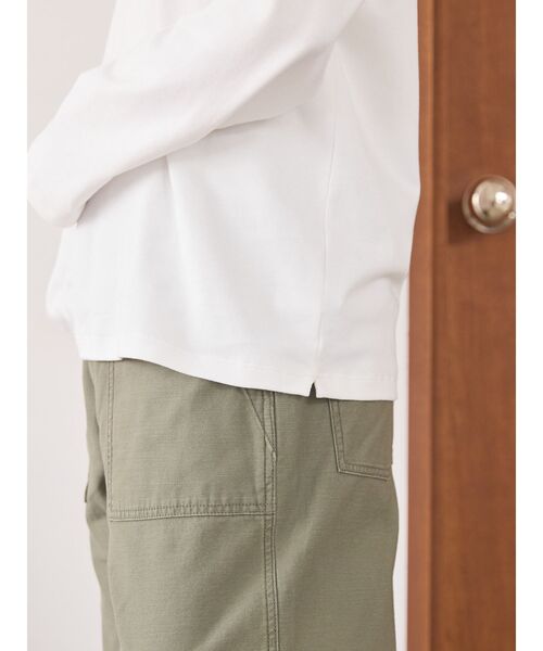 AMERICAN HOLIC（アメリカンホリック）の「クルーネックカットプルオーバー（Tシャツ/カットソー・レディース・ブラック/オフホワイト・S/M/L）」の7枚目の写真