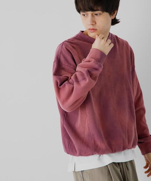 SENSE OF PLACE by URBAN RESEARCH（センスオブプレイスバイアーバンリサーチ）の「『ユニセックス』ヴィンテージライクスウェット（スウェット・メンズ・ブラック/ピンク/グリーン・MEDIUM/LARGE）」の3枚目の写真