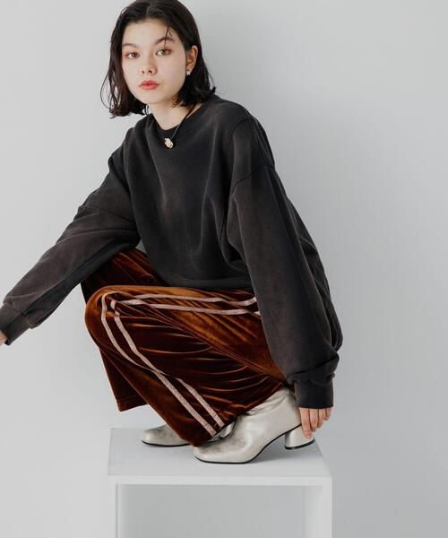 SENSE OF PLACE by URBAN RESEARCH（センスオブプレイスバイアーバンリサーチ）の「『ユニセックス』ヴィンテージライクスウェット（スウェット・メンズ・ブラック/ピンク/グリーン・MEDIUM/LARGE）」の5枚目の写真