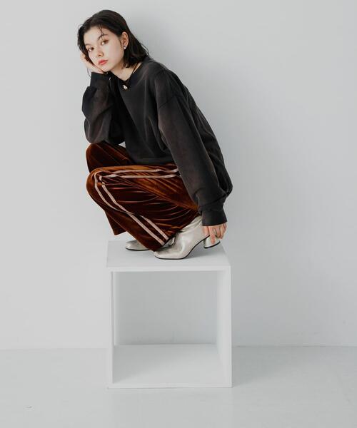 SENSE OF PLACE by URBAN RESEARCH（センスオブプレイスバイアーバンリサーチ）の「『ユニセックス』ヴィンテージライクスウェット（スウェット・メンズ・ブラック/ピンク/グリーン・MEDIUM/LARGE）」の6枚目の写真