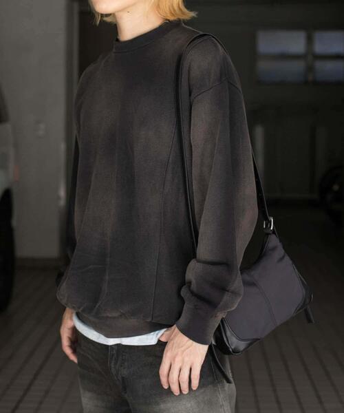 SENSE OF PLACE by URBAN RESEARCH（センスオブプレイスバイアーバンリサーチ）の「『ユニセックス』ヴィンテージライクスウェット（スウェット・メンズ・ブラック/ピンク/グリーン・MEDIUM/LARGE）」の14枚目の写真