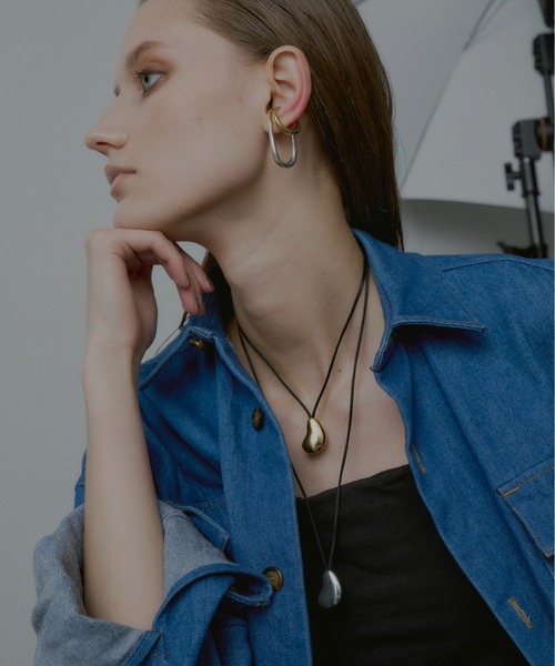 loni（ロニ）の「Nuance Beans Necklace（ネックレス・レディース・ゴールド/シルバー・FREE）」の18枚目の写真