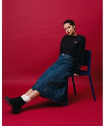 KEBOZ | PANEL DENIM SKIRT(デニムスカート)