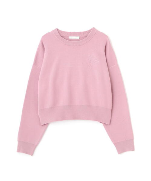 PROPORTION BODY DRESSING(プロポーションボディドレッシング)の「ショートスエットライクニット / 1214270006(ニット/セーター・レディース・ピンク/グレー系その他/ブルー・FREE)」の22枚目の写真