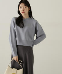 PROPORTION BODY DRESSING | ショートスエットライクニット / 1214270006(ニット/セーター)