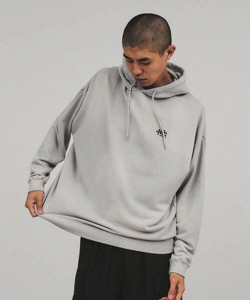 tk.TAKEO KIKUCHI（ティーケータケオキクチ）の「◆ヴィンテージライクパーカー（パーカー・メンズ・ホワイト系6/ブラック系3/ブルー系4/ブラック系4/グレー系4/ブラック/グレー/ライトパープル・01/02/03）」の19枚目の写真