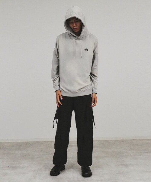 tk.TAKEO KIKUCHI（ティーケータケオキクチ）の「◆ヴィンテージライクパーカー（パーカー・メンズ・ホワイト系6/ブラック系3/ブルー系4/ブラック系4/グレー系4/ブラック/グレー/ライトパープル・01/02/03）」の21枚目の写真