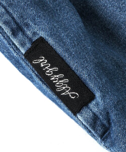 algy（アルジー）の「オールインワン風りぼんセットアップ（つなぎ/オールインワン・キッズ・グレー/インディゴブルー・XX-SMALL/X-SMALL/MEDIUM/SMALL）」の6枚目の写真