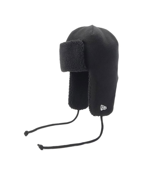 NEW ERA（ニューエラ）の「ニューエラ ニット帽トラッパー 保温防寒 ONSPOTZ別注（ニットキャップ/ビーニー・メンズ・ブラック/ブラック系・FREE）」の8枚目の写真