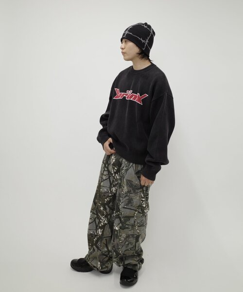 WHO'S WHO gallery（フーズフーギャラリー）の「【KOOKY'N/クーキー】M-65ワイドカーゴパンツ（カーゴパンツ・レディース・チャコールグレー/アイボリー/ブラック/ブラウン・MEDIUM/LARGE/SMALL）」の15枚目の写真