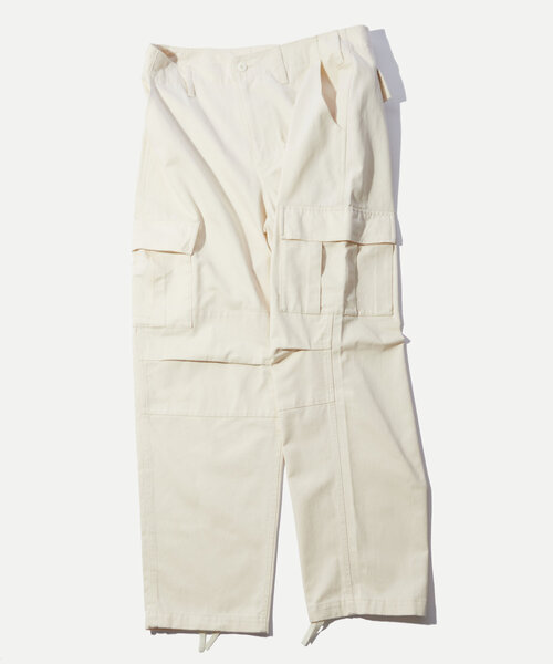 WHO'S WHO gallery（フーズフーギャラリー）の「【KOOKY'N/クーキー】M-65ワイドカーゴパンツ（カーゴパンツ・レディース・チャコールグレー/アイボリー/ブラック/ブラウン・MEDIUM/LARGE/SMALL）」の20枚目の写真